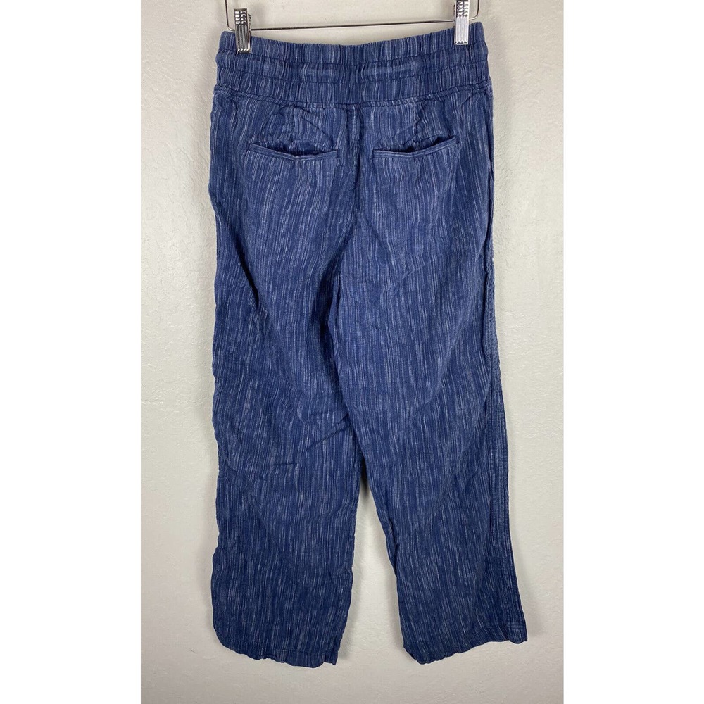 Athleta Indigo Blue Straight-Leg Pull-On Pants - Picture 2 of 4